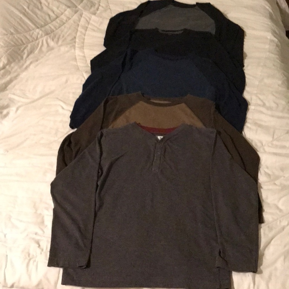 Boy’s Long Sleeve T-shirts - 7 pieces bundle